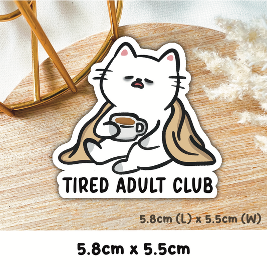 Tired Adults Version 2 Sticker Bundle
