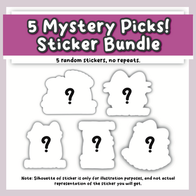 Mystery Picks Sticker Bundle (5 Stickers)