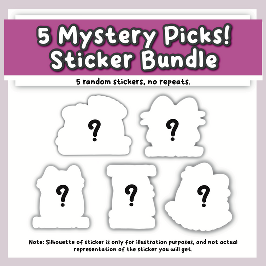 Mystery Picks Sticker Bundle (5 Stickers)