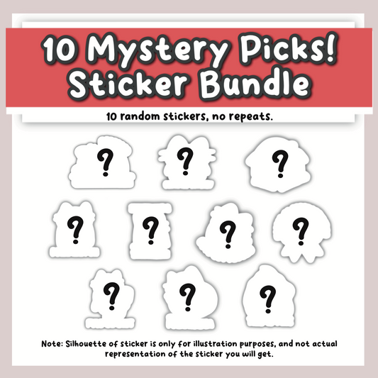Mystery Picks Sticker Bundle (10 Stickers)