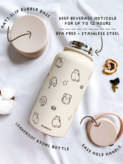 Whimsical Cat Tumbler