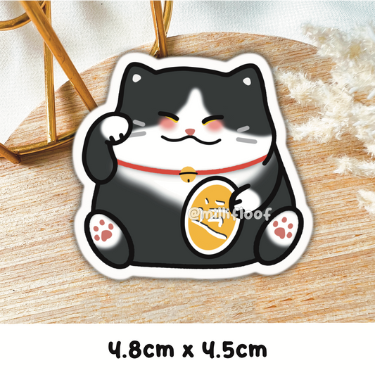 Fortune Cat (Tuxedo)