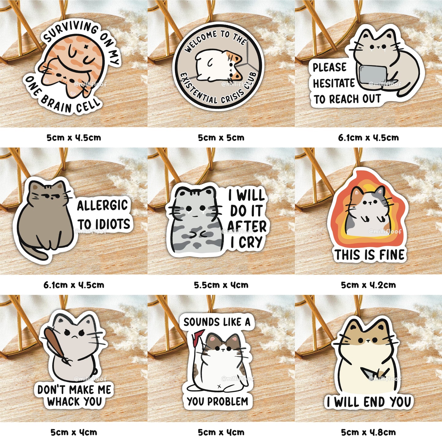 Full Set of 75 Stickers