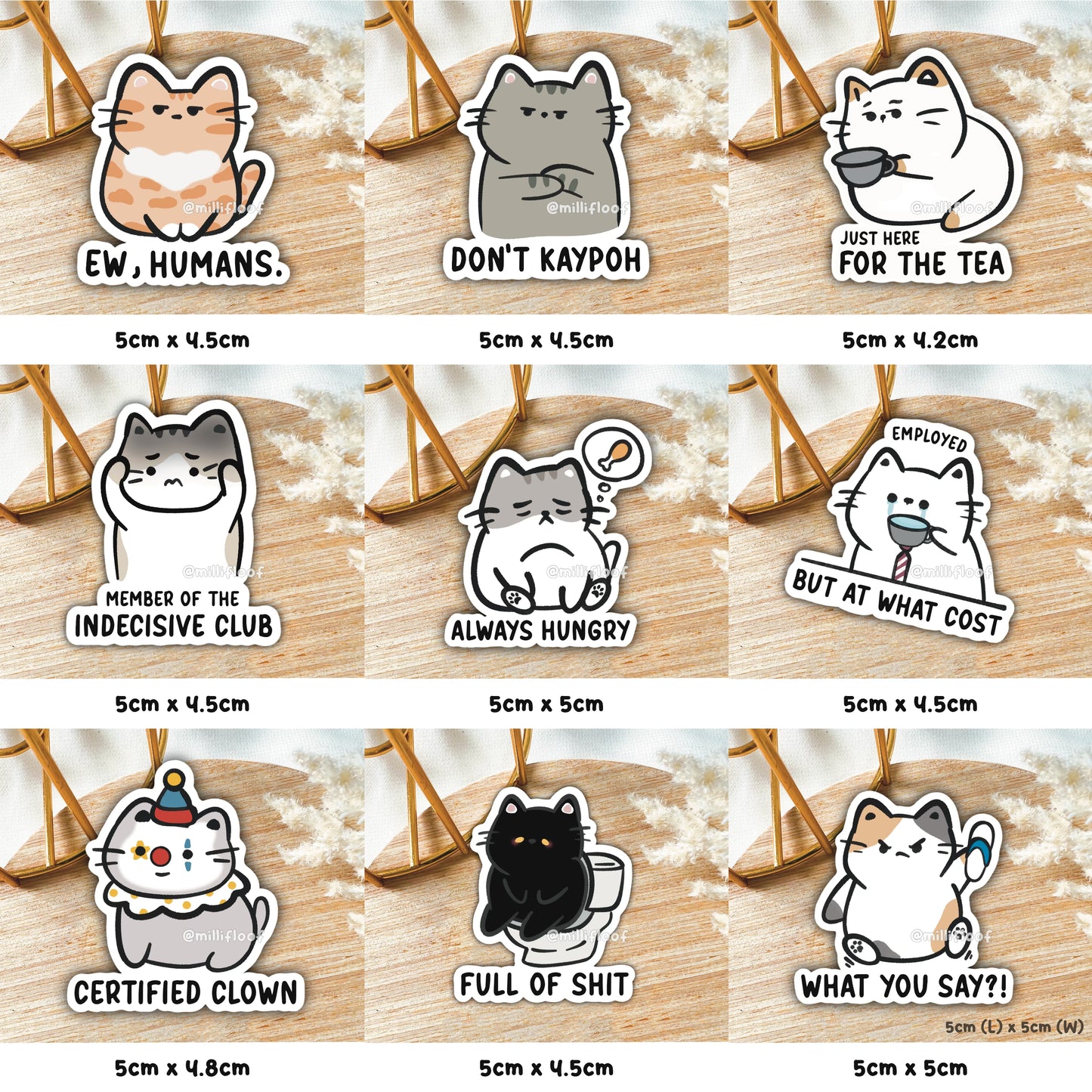 Full Set of 75 Stickers