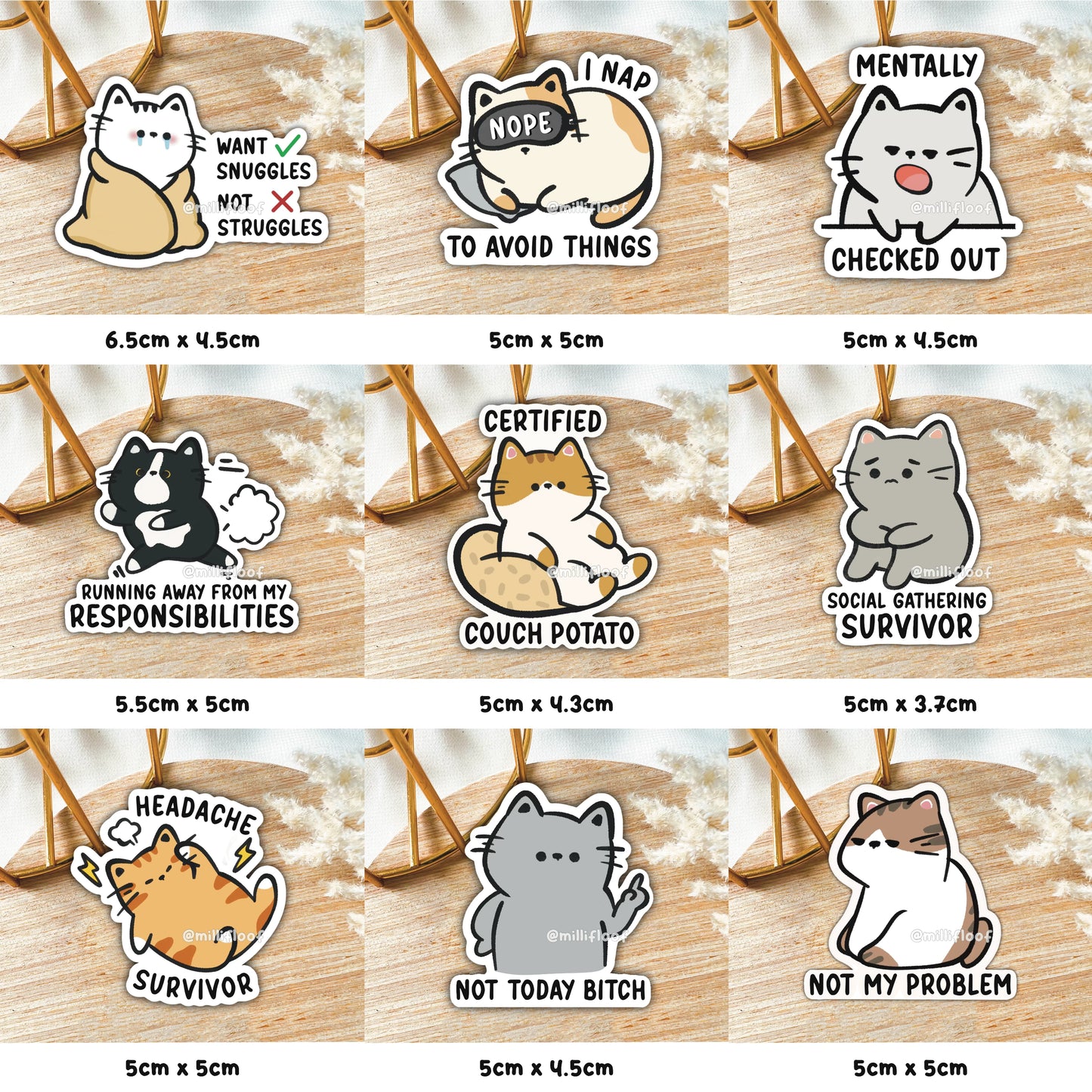 Full Set of 75 Stickers