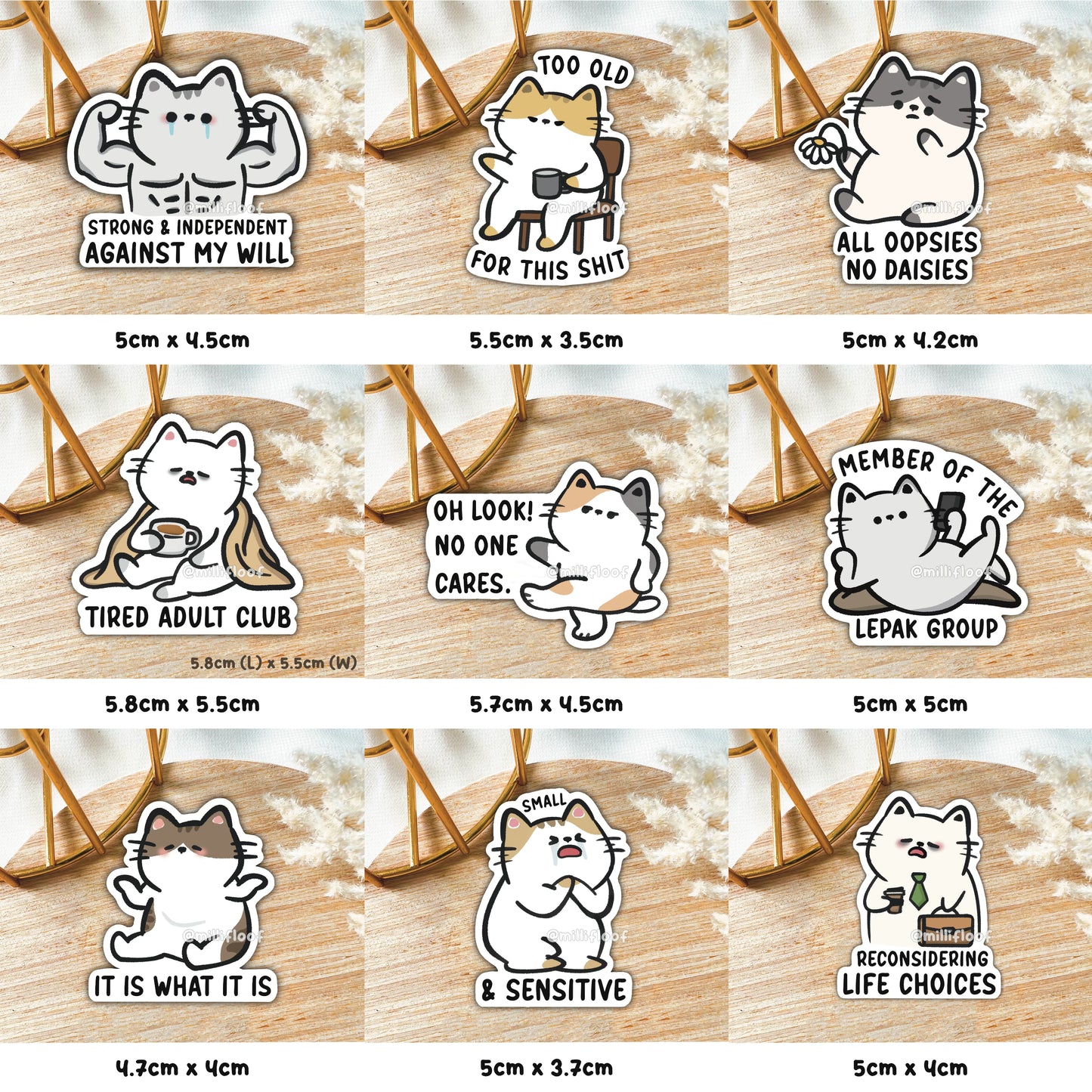 Full Set of 75 Stickers