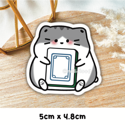 Mahjong Cat (白板)