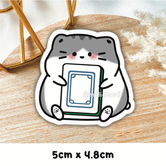 Mahjong Cat (白板)