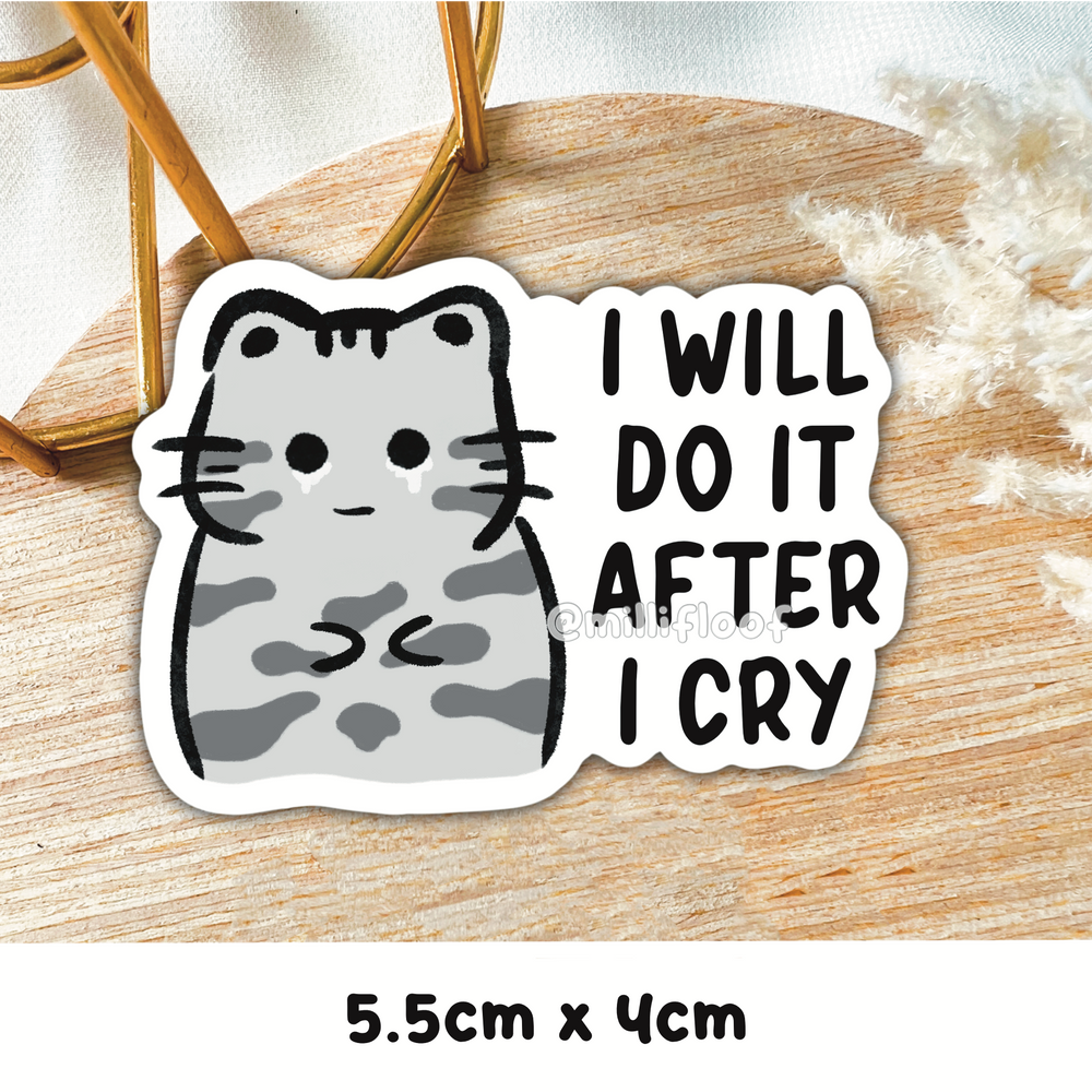 I Will Do It After I Cry