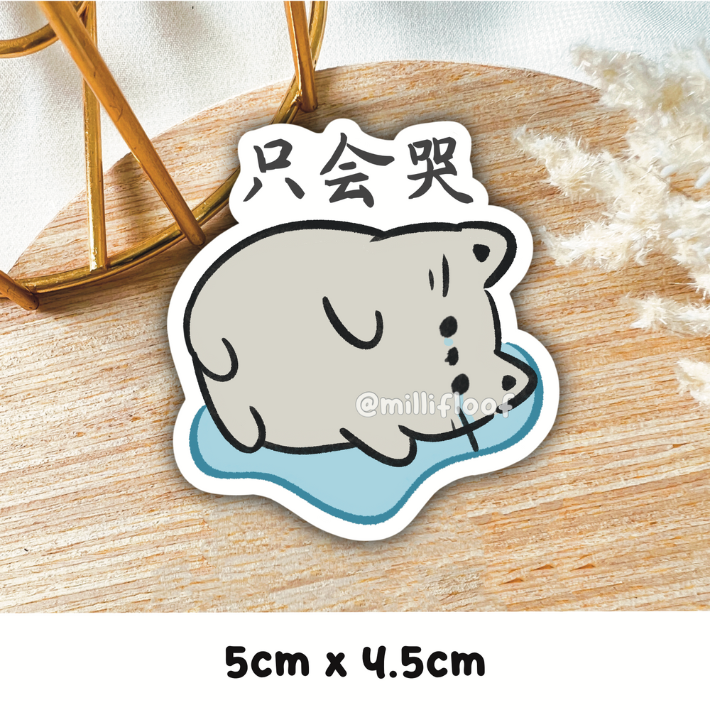 只会哭