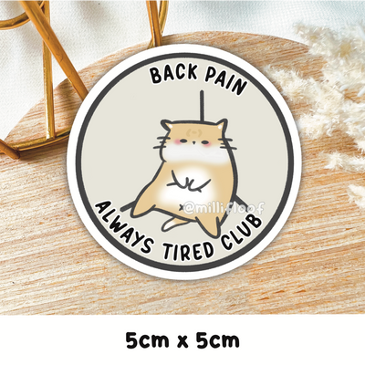 Back Pain Always Tired Club