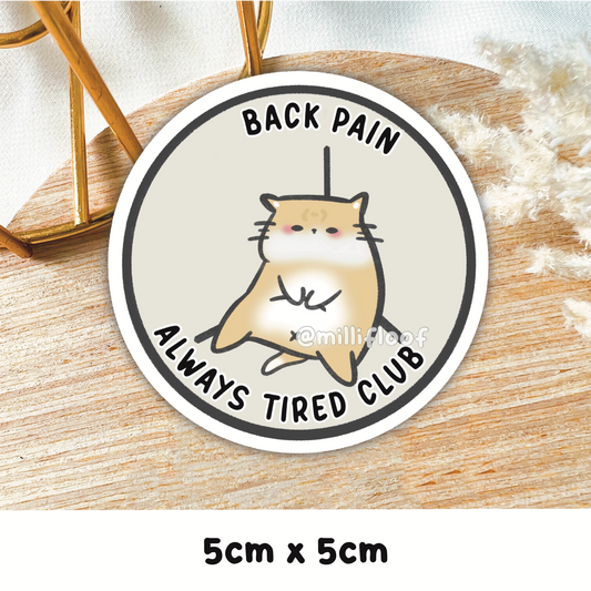 Back Pain Always Tired Club